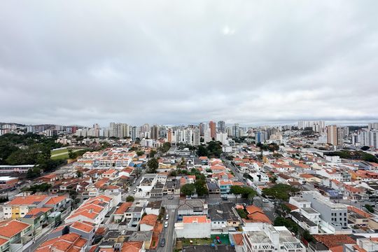 Vista - Suíte 3 de apartamento à venda com 3 quartos, 155m² em Nova Petrópolis, São Bernardo do Campo