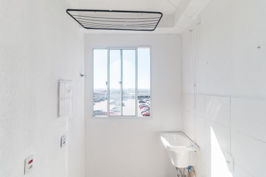 Área de Serviço de apartamento para alugar com 2 quartos, 49m² em Vila Monteiro, Poá