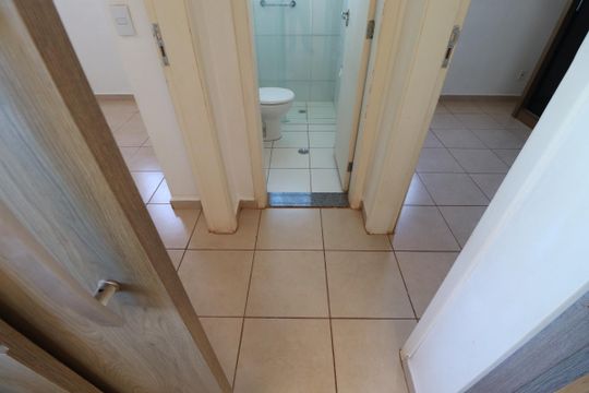 Corredor  de apartamento para alugar com 2 quartos, 47m² em Jardim Paulistano, Ribeirão Preto