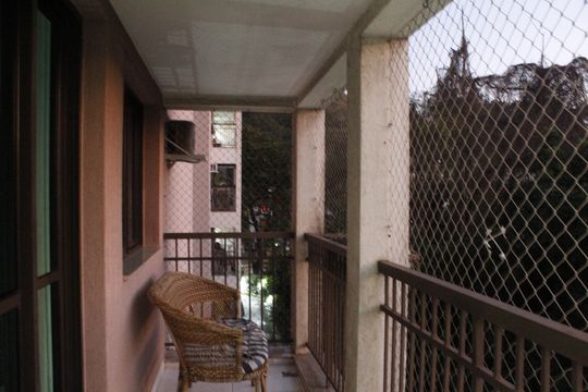 Varanda da Sala de apartamento à venda com 3 quartos, 90m² em Taquara, Rio de Janeiro