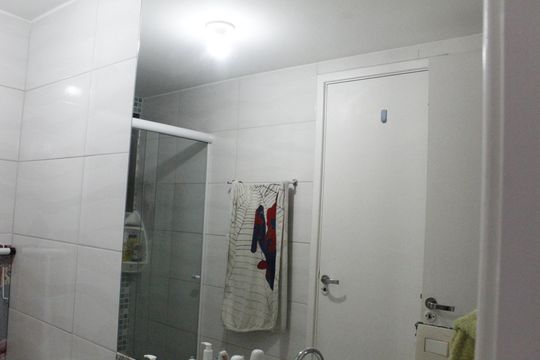 Banheiro da Suíte 2 de apartamento à venda com 3 quartos, 90m² em Taquara, Rio de Janeiro