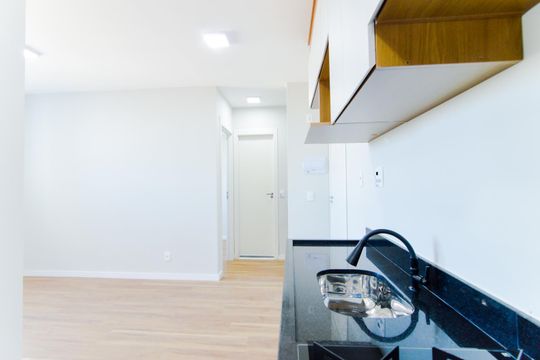 Cozinha de apartamento para alugar com 2 quartos, 35m² em Centro, Guarulhos
