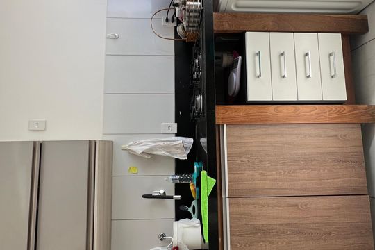 Cozinha de apartamento à venda com 2 quartos, 55m² em Castelo, Belo Horizonte