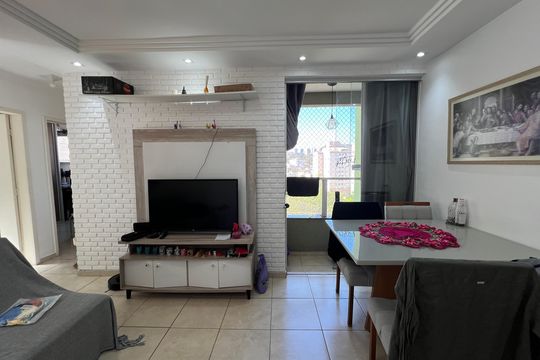 Sala de apartamento à venda com 2 quartos, 55m² em Castelo, Belo Horizonte