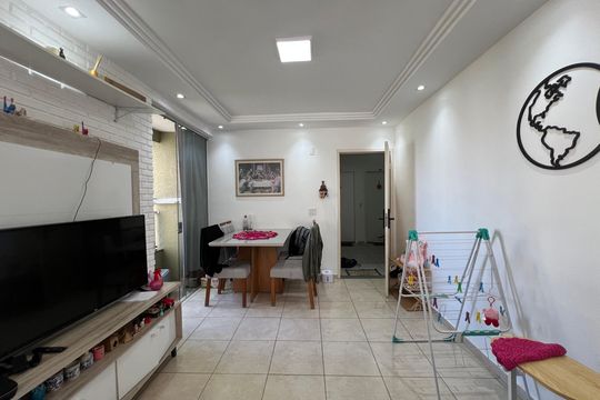 Sala de apartamento à venda com 2 quartos, 55m² em Castelo, Belo Horizonte