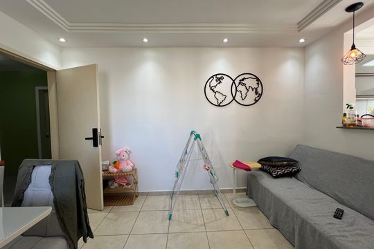 Sala de apartamento à venda com 2 quartos, 55m² em Castelo, Belo Horizonte