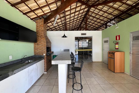 Área comum - Churrasqueira de apartamento à venda com 2 quartos, 55m² em Castelo, Belo Horizonte