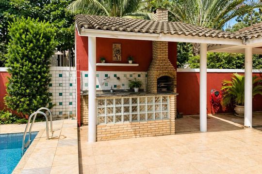Área externa de casa de condomínio à venda com 3 quartos, 353m² em Itanhangá, Rio de Janeiro