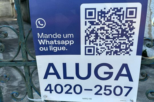 Placa de apartamento para alugar com 1 quarto, 40m² em Engenho Novo, Rio de Janeiro