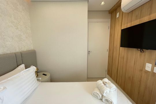Quarto 1 de apartamento para alugar com 2 quartos, 22m² em Butantã, São Paulo