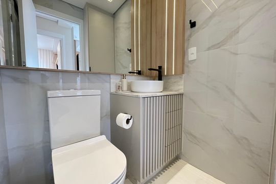 Banheiro de apartamento para alugar com 2 quartos, 22m² em Butantã, São Paulo