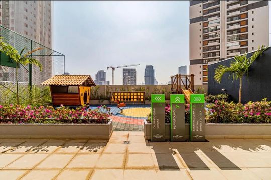 Área comum - Playground de apartamento para alugar com 2 quartos, 22m² em Butantã, São Paulo