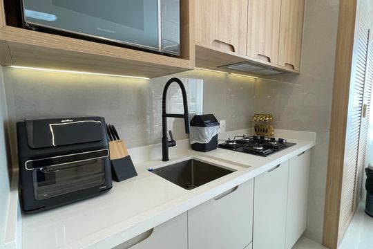 Cozinha de apartamento para alugar com 2 quartos, 22m² em Butantã, São Paulo