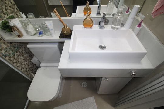 Banheiro de apartamento para alugar com 3 quartos, 64m² em Vila Nova Cachoeirinha, São Paulo