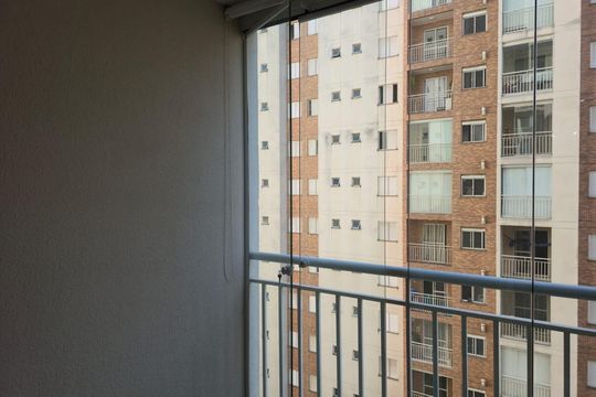 Varanda da Sala de apartamento à venda com 3 quartos, 77m² em Picanço, Guarulhos