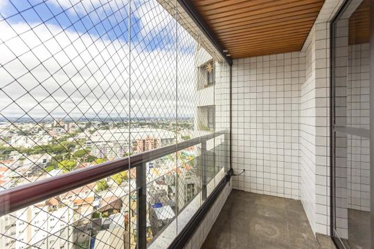 Varanda de apartamento à venda com 4 quartos, 422m² em Rebouças, Curitiba