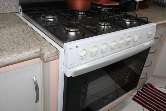 Cozinha de casa para alugar com 1 quarto, 55m² em Vila California, São Paulo