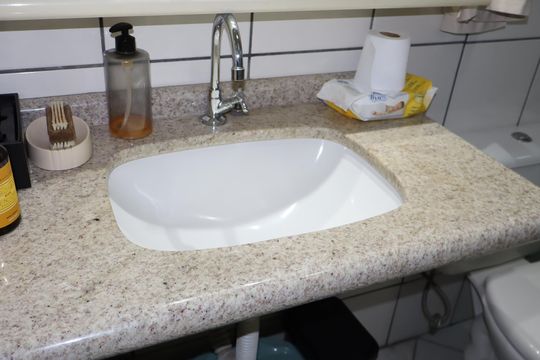 Banheiro suíte de casa para alugar com 1 quarto, 55m² em Vila California, São Paulo
