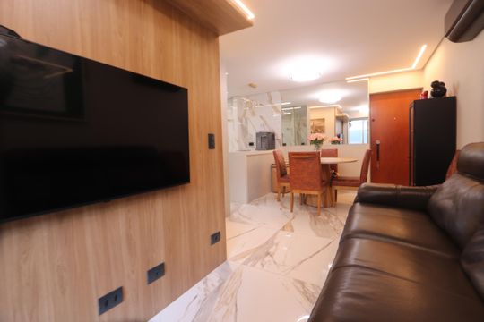 Sala de apartamento à venda com 2 quartos, 57m² em Vila Lucia, São Paulo