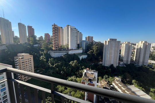 Vista da Sacada de apartamento para alugar com 1 quarto, 36m² em Jardim Ampliacao, São Paulo