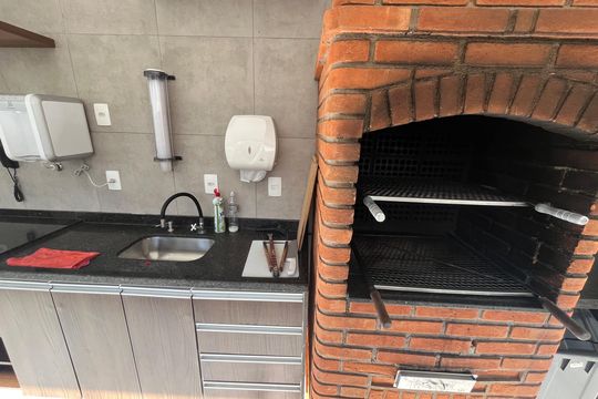 Área comum - Churrasqueira de apartamento para alugar com 1 quarto, 36m² em Jardim Ampliacao, São Paulo