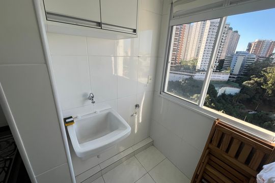 Área de Serviço de apartamento para alugar com 1 quarto, 36m² em Jardim Ampliacao, São Paulo