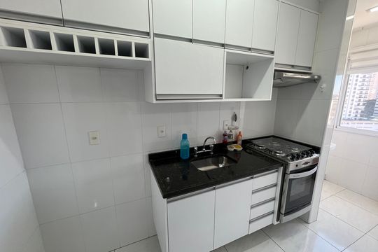 Cozinha de apartamento para alugar com 1 quarto, 36m² em Jardim Ampliacao, São Paulo