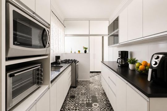 Cozinha de apartamento à venda com 2 quartos, 65m² em Vila Yara, Osasco