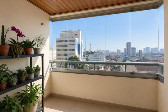 Sacada de apartamento à venda com 2 quartos, 65m² em Vila Yara, Osasco