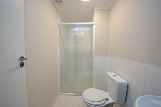 Banheiro de apartamento à venda com 2 quartos, 35m² em Jardim Santa Adelia, São Paulo