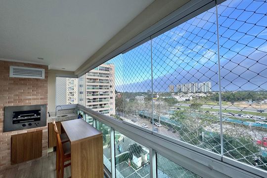 Varanda de apartamento à venda com 2 quartos, 66m² em Barra da Tijuca, Rio de Janeiro