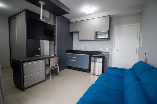 Sala de kitnet/studio para alugar com 1 quarto, 61m² em Jardim Faculdade, Sorocaba