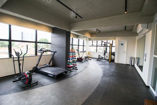 Área comum de kitnet/studio para alugar com 1 quarto, 61m² em Jardim Faculdade, Sorocaba