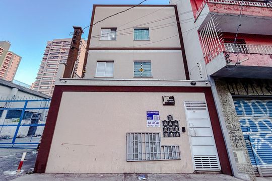 Fachada com Plaquinha de apartamento para alugar com 1 quarto, 49m² em Tatuapé, São Paulo