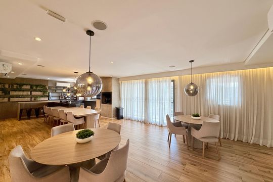 Salão Gourmet  de apartamento à venda com 2 quartos, 84m² em Jardim das Acacias, São Paulo