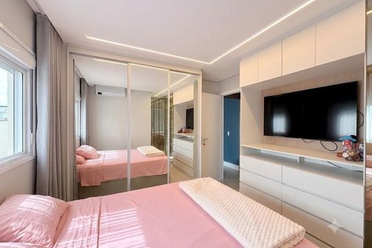 Suíte 1 de apartamento à venda com 2 quartos, 84m² em Jardim das Acacias, São Paulo