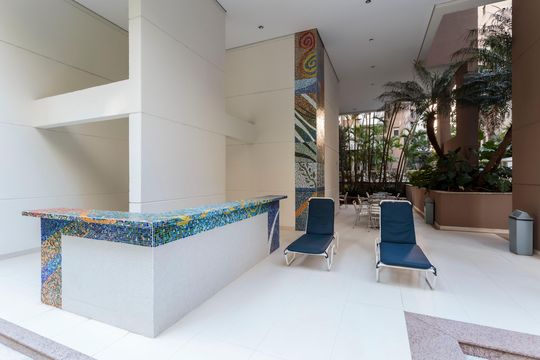Área comum - Piscina de apartamento para alugar com 2 quartos, 75m² em Moema, São Paulo