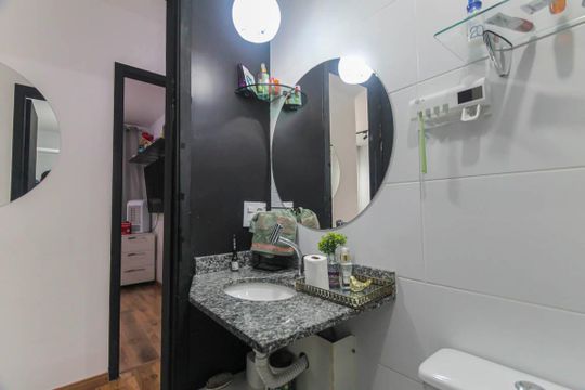 Banheiro de apartamento para alugar com 3 quartos, 68m² em Jardim Independência (são Paulo), São Paulo