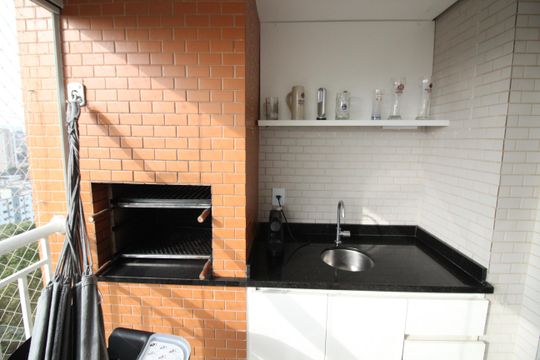 Sala de apartamento à venda com 2 quartos, 95m² em Cidade São Francisco, São Paulo