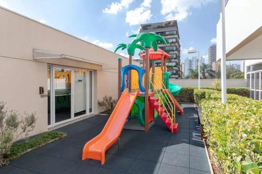 Área comum - Playground de apartamento para alugar com 2 quartos, 138m² em Brooklin, São Paulo