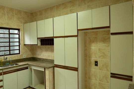 Cozinha de casa para alugar com 3 quartos, 172m² em Jardim dos Calegaris, Paulínia