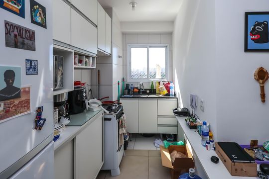 Cozinha de apartamento para alugar com 2 quartos, 38m² em Cambuci, São Paulo