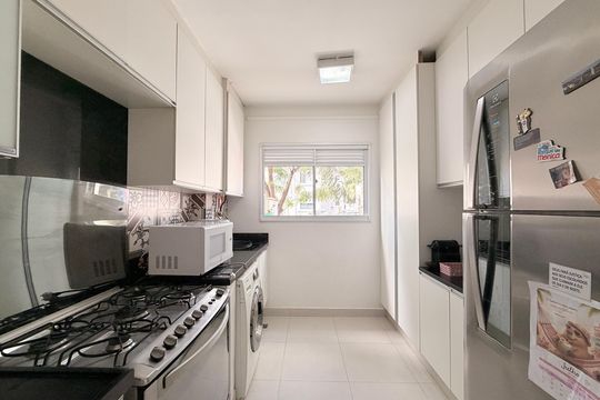 Cozinha de casa de condomínio à venda com 3 quartos, 87m² em Engordadouro, Jundiaí