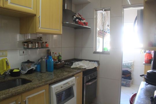 Cozinha de apartamento à venda com 3 quartos, 85m² em Santa Paula, São Caetano do Sul