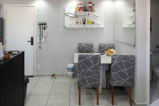 Sala  de apartamento à venda com 2 quartos, 45m² em Vila Fatima, São Paulo