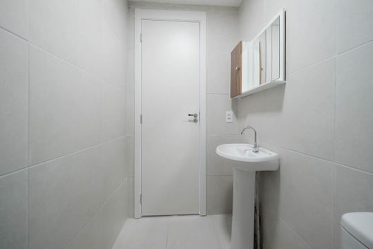 Banheiro de apartamento para alugar com 2 quartos, 35m² em Jardim America da Penha, São Paulo