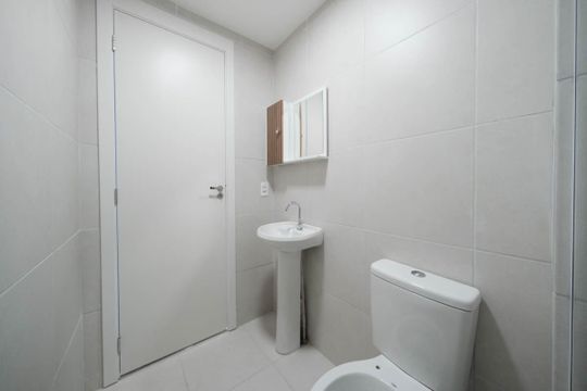 Banheiro de apartamento para alugar com 2 quartos, 35m² em Jardim America da Penha, São Paulo
