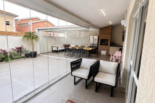 Área gourmet de casa de condomínio para alugar com 4 quartos, 250m² em Tamboré, Santana de Parnaíba