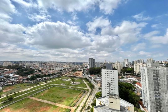 Vista da Sala de apartamento para alugar com 2 quartos, 34m² em Vila Paulista, São Paulo