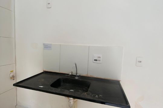 Cozinha de apartamento para alugar com 2 quartos, 34m² em Vila Lobos, São Paulo